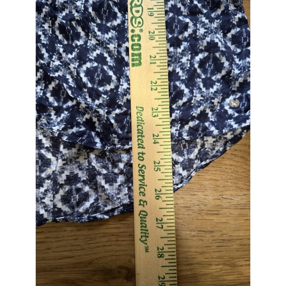 Eddie Bauer Women Size Small Button-Down Blouse Long Sleeve Rayon Lightweight - Picture 4 of 16